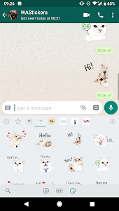Katzenaufkleber für WhatsApp