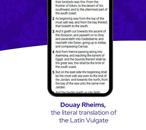 Catholic Bible Douay Rheims Screen 2
