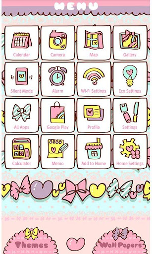 -Minty Ribbon- Theme +HOME Screen 2