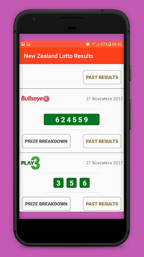 NewZealand Lotto Results Screen 2