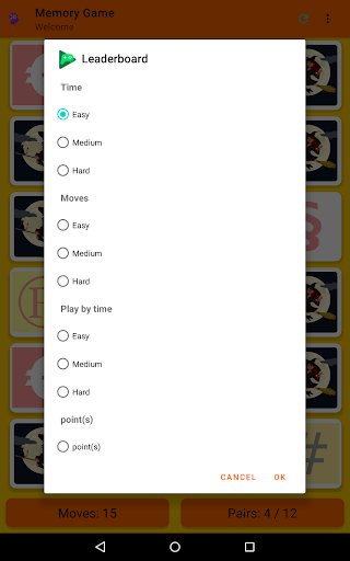 Memory Game - Pro Screenshot