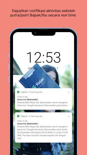 Android application Kejar.id untuk Orang Tua screenshort
