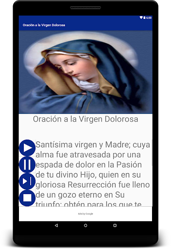 Oración a la Virgen Dolorosa Screen 3
