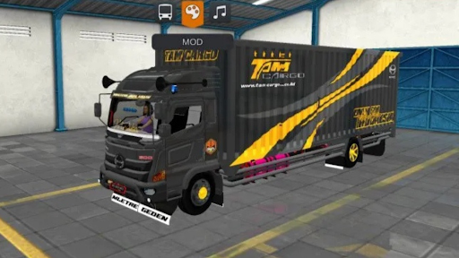Bussid Mod Dump Truck Hino Screen 2
