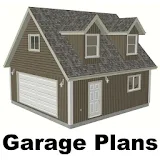 24 x 24 Garage Plans Blueprint icon