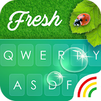 Green Keyboard Theme - Emoji&Gif