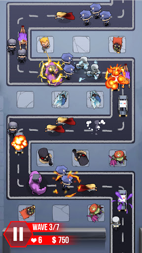 Tower Defense : Super Heroes Screen 2