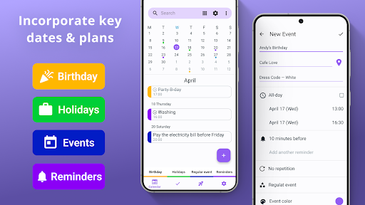 Calendar Planner - To-Do List Screenshot 4 - AppWisp.com