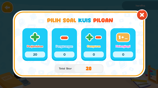 Kuis Matematika Dasar Screen 3