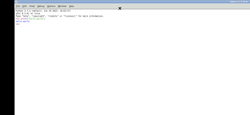 Android application IDLE - Develop with Python screenshort