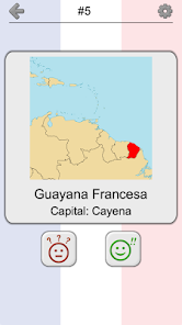 Captura de Pantalla 4 Regiones de Francia - Prueba android