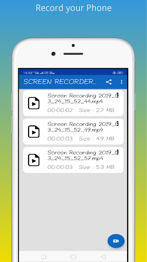 Android application Screen Recorder 2023 screenshort