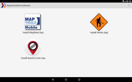 MapRoad Mobile Dashboard