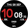 Simple Black watchface Wear OS