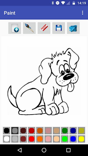 Android application Paint screenshort