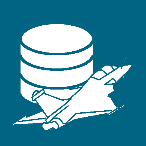 Plane log logo