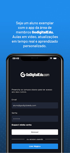 Android application Go Classroom screenshort