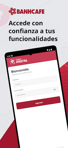 Android application BANHCAFE Token screenshort