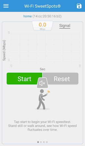 Screenshot of Wi-Fi SweetSpots