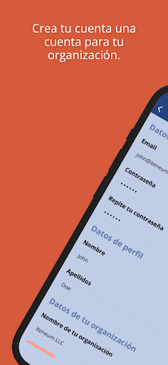 Android application Iteneum InOut screenshort