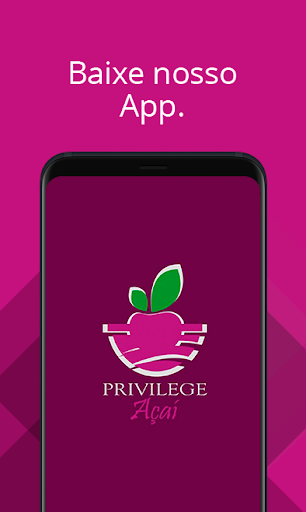 Android application Açaí Privilege screenshort