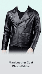 Man Leather Coat Photo Editor