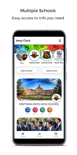 Android application MySCOLA screenshort