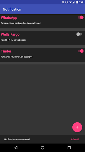 Android application No-Tification screenshort