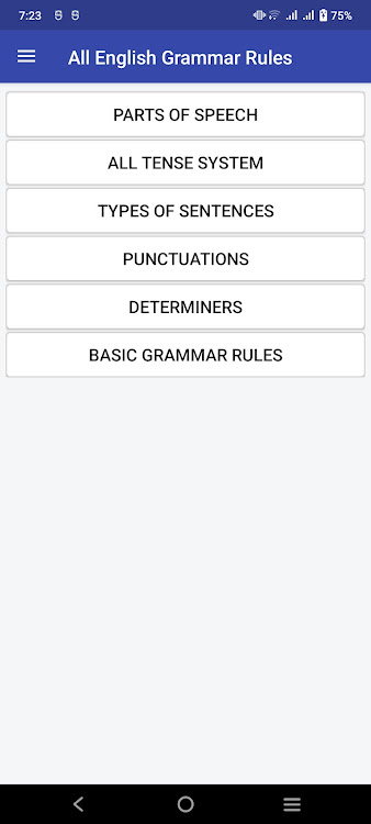 All English Grammar Rules App - 1.1 - (Android)