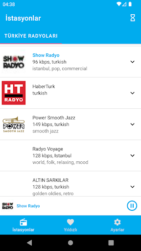 Android application Turkey Radio Stations screenshort