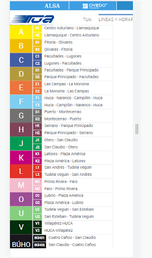 Transportes Region Asturias Screen 2