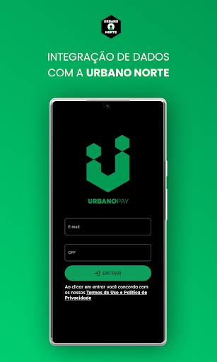 Android application Urbano Pay Parceiros screenshort