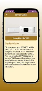 Huawei Mobile WiFi Guide