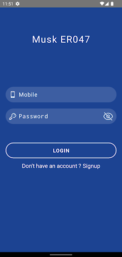 Android application Musk ER047 screenshort