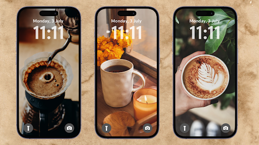 Coffee Aesthetic Lockscreen