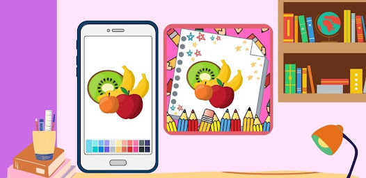 Offline Fruits Coloring Book 1.1 APK + Mod (Unlimited money) إلى عن على ذكري المظهر