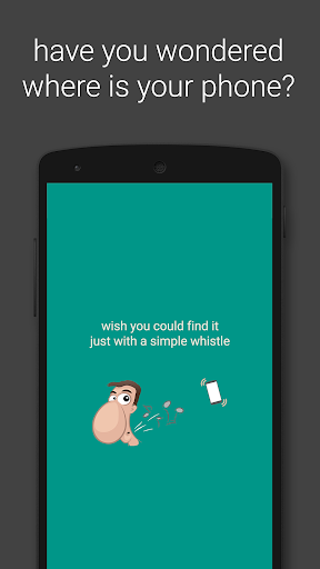 Android application Whistle to find your phone screenshort