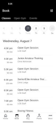London Community Boxing Screen 2