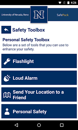SafePack Screen 3