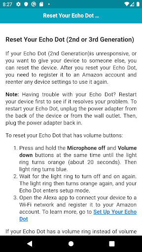 User guide for Echo Dot Screen 2