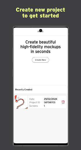 App Showcase - UI mockup maker Screen 2