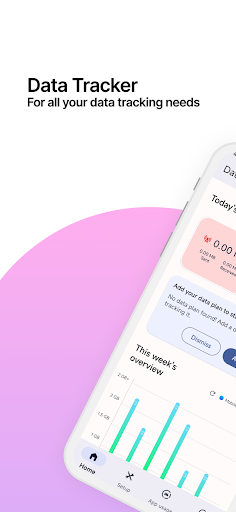 Android application Data Tracker screenshort