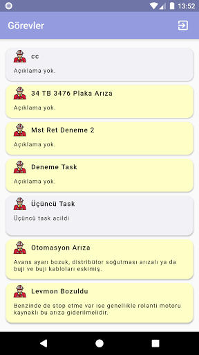 Android application AL Servis screenshort