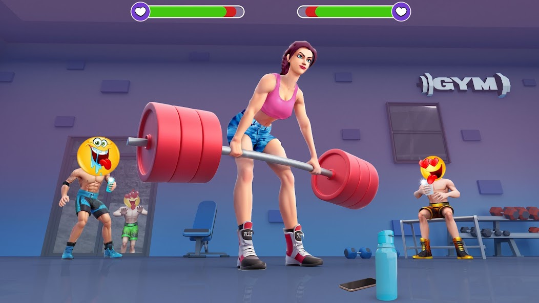 Slap & Punch:Gym Fighting Game 1.0.7 APK + Mod (Unlimited money) untuk android