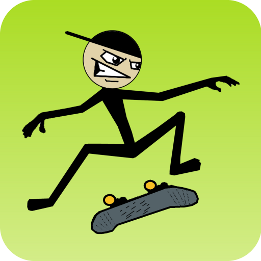 Stickman Skater  Icon
