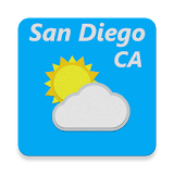 San Diego, CA - the weather icon