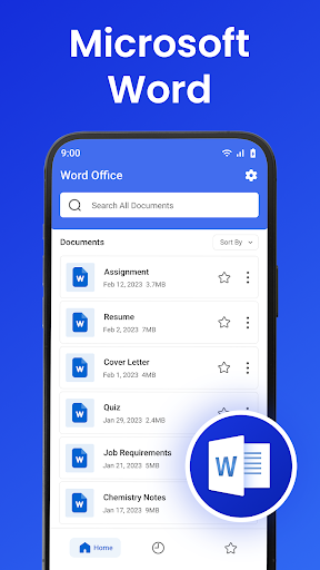 Android application Word Office: Docs Reader screenshort