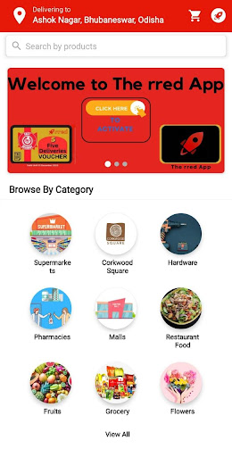 The rred App Screen 2