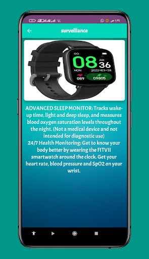 Fitvii Smart Watch Guide Screen 3