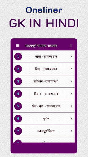 30000 + GK In Hindi offline Screen 2
